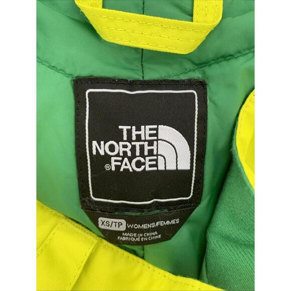 The North Face Dryvent Women's Insulated Ski Snow Pants Size XS Neon Green - Picture 5 of 9